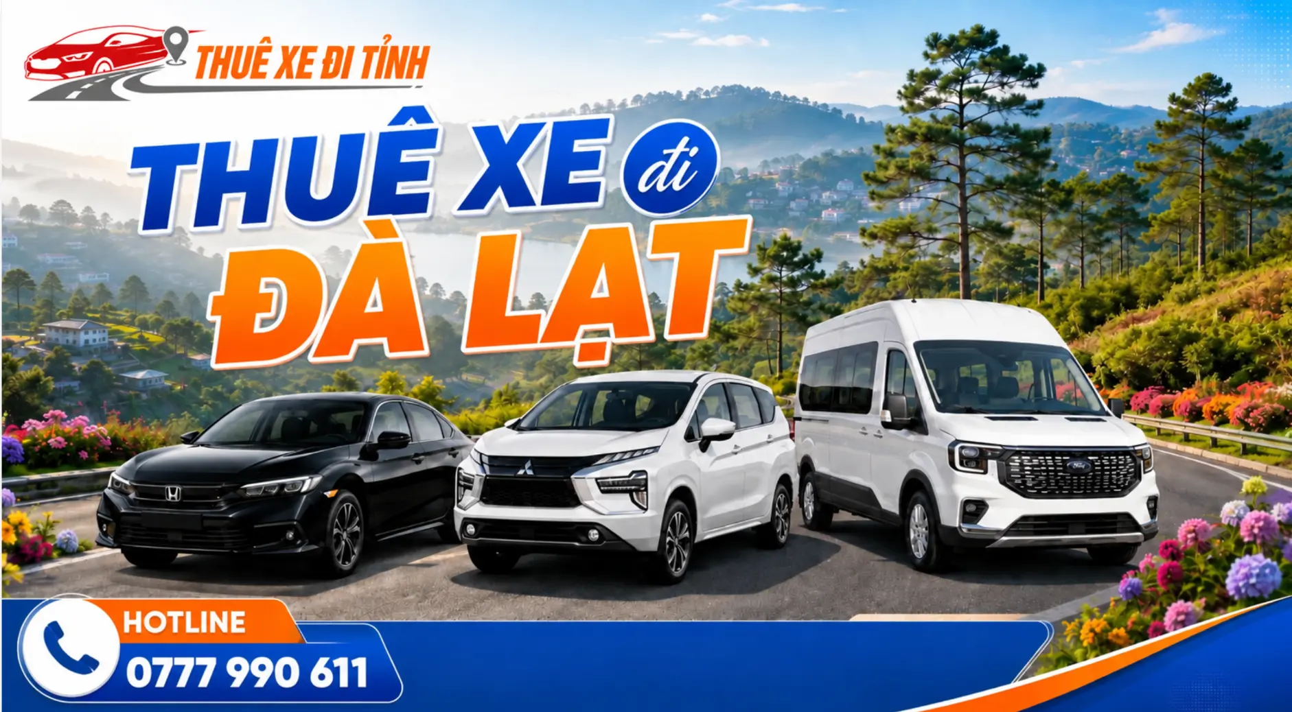 Thuê xe đi Đà Lạt giá rẻ, xe đời mới