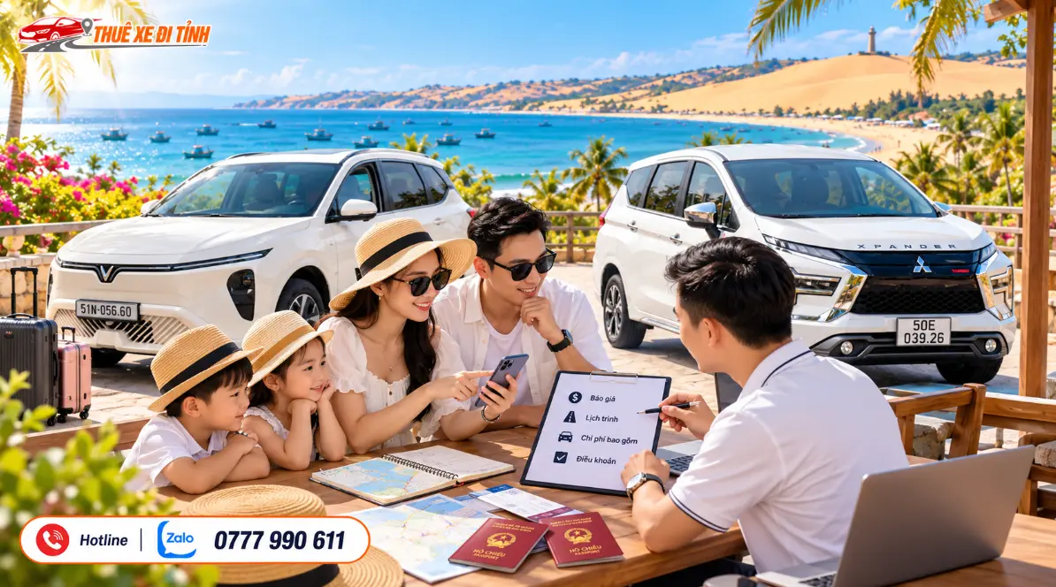 Kinh nghiệm thuê xe đi Mũi Né, Phan Thiết cho gia đình