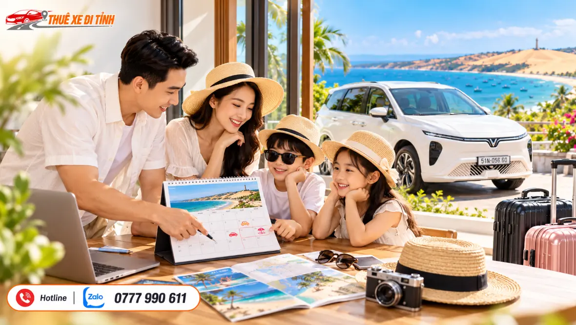 Kinh nghiệm thuê xe đi Mũi Né, Phan Thiết cho gia đình