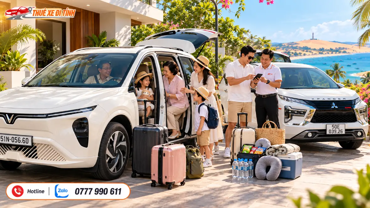 Kinh nghiệm thuê xe đi Mũi Né, Phan Thiết cho gia đình