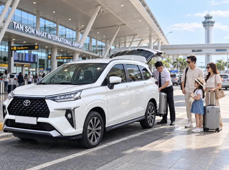 Thuê xe 7 chỗ Quận 1 có tài xế, xe đời mới