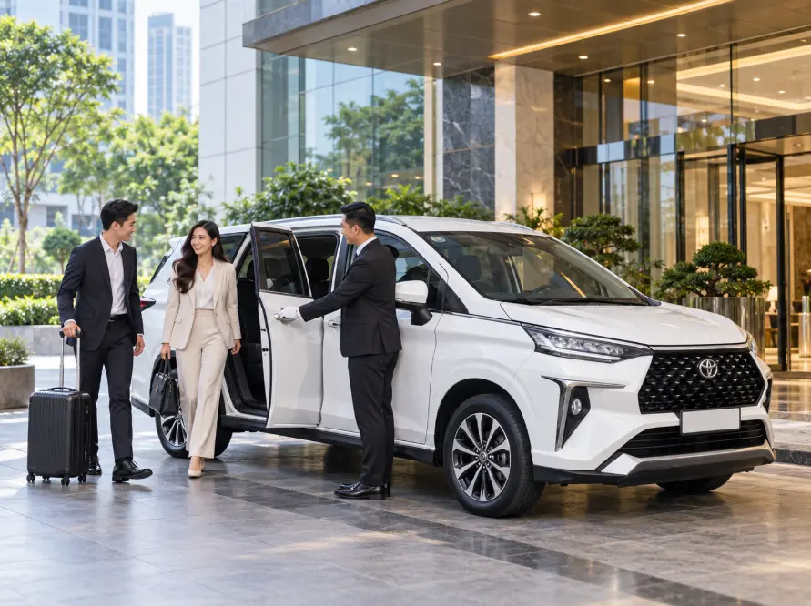 Thuê xe 7 chỗ Quận 1 có tài xế, xe đời mới
