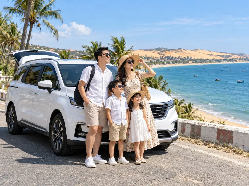 Thuê Xe 7 Chỗ Đi Mũi Né 3 Ngày 2 Đêm Cho Gia Đình