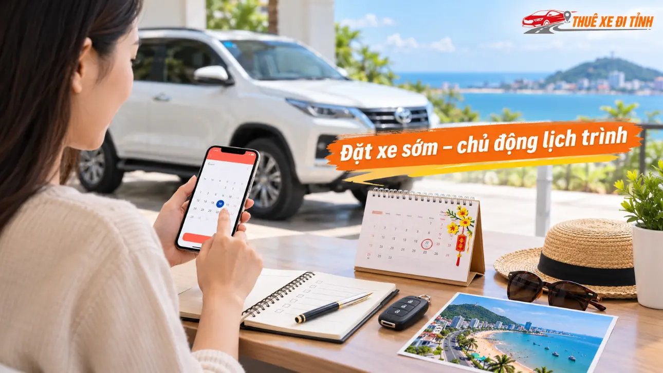 Thuê xe đi Vũng Tàu dịp lễ Tết: Đặt lúc nào?