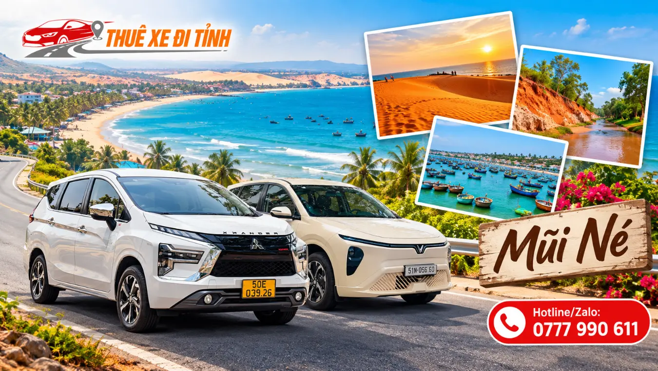 Tâm Thư Travel gợi ý lịch trình Sài Gòn – Mũi Né 2 ngày 1 đêm phù hợp với gia đình, nhóm bạn hoặc nhóm nhỏ cần một chuyến đi cuối tuần chủ động bằng ô tô.